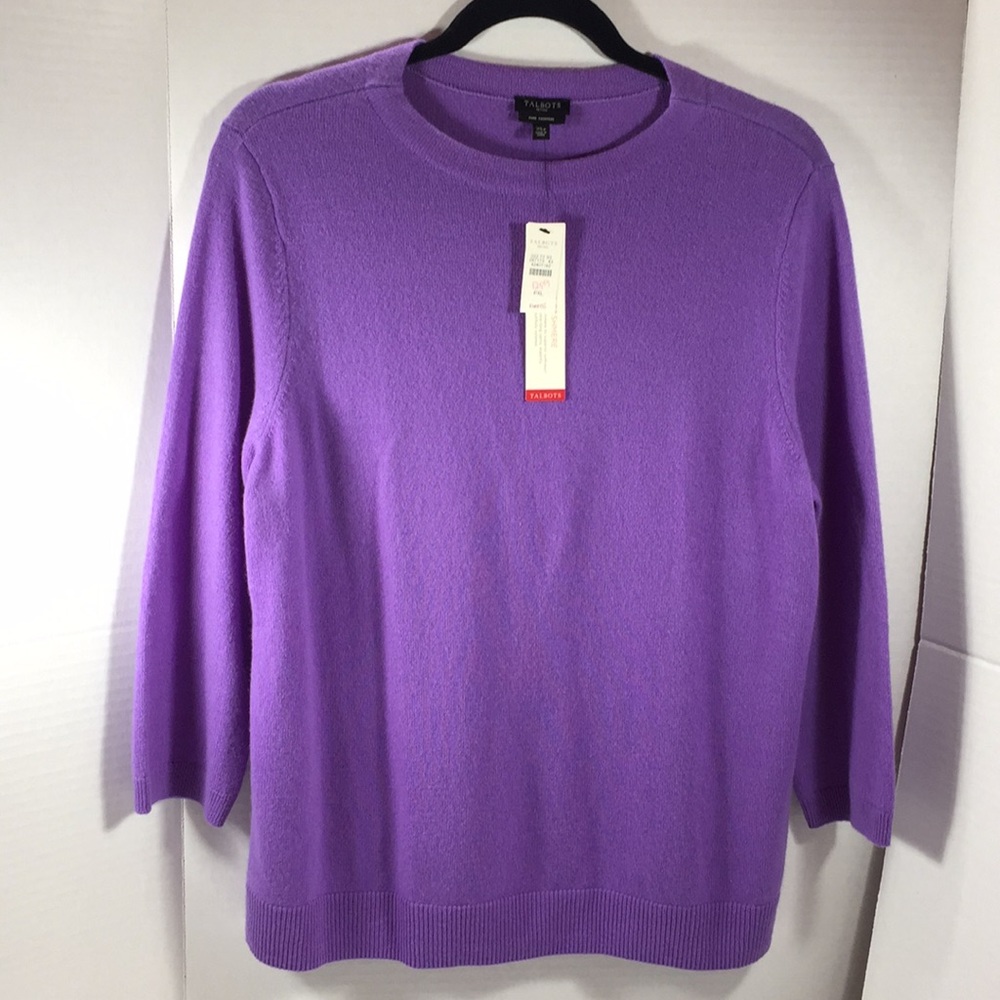 Sweater Talbots 100% pure cashmere NEW WITH TAGS